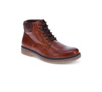 Pavers Men's Wide Fit Lace-Up Casual Boots in Tan | Size: 10 Pavers Tan 10