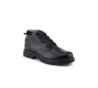 Pavers Wide Fit Leather Lace Up Boots - Black Size 9