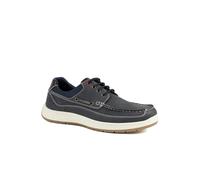 Pavers Mens Wide Fit Lightweight Lace-Up Shoes in Navy Blue - Comfortable to Walk in - Cushioned Sole & Grip for Everyday Wear - UK Size 7