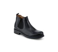 Pavers Men's Wide Fit Premium Leather Chelsea Boots in Black | Size: 12 Pavers Black 12