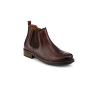 Pavers Men's Wide Fit Premium Leather Chelsea Boots in Brown | Size: 10 Pavers Brown 10