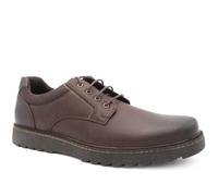 Pavers Mens Wide Fit Smart Lace Up Shoes Brown Size 7