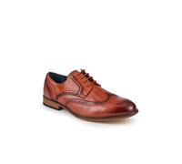 Pavers Men's Wide Fit Smart Lace-Up Shoes in Tan | Size: 8 Pavers Tan 8