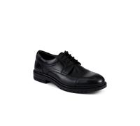 Pavers Men's Wide Fit Smart Leather Derby Shoes in Black | Size: 9 Pavers Black 9