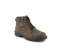 Pavers Men's Wide Fit Zip & Lace Casual Boots in Khaki | Size: 9 Pavers Khaki 9