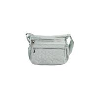 Pavers Women's Quilted Multi Zip Crossbody Bag in Light Green Pavers Light Green One Size