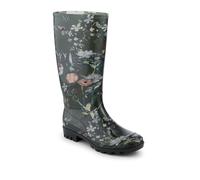 Pavers Rubber Waterproof Wellies - Green Floral Size 5