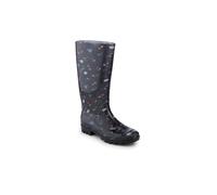 Pavers Rubber Waterproof Wellies In Black Black 6