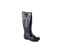 Pavers Rugged Comfy Welly Boots In Black Black 5