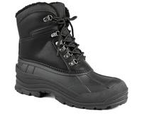 Pavers Rugged Warm Lined Lace Up Weather Boots - Black Size 10