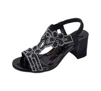 Pavers Sandals For Women,Pool Sliders Women Sommer,Boho Wide Width Flat Back Strappy With Sparkling Crystal For Summer Comfort Casual Fashion Washable Walking Shoes Slipper