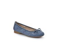 Jana Women’s Ballerinas with Bow Vegan, Denim, 7,5 UK
