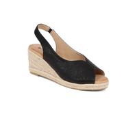 Pavers Slip-On Espadrilles In Black Black