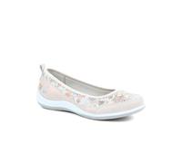 Pavers Slip-On Patterned Lightweight Pumps - Floral Size 8