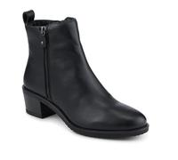 Pavers Smart Breathable Leather Ankle Boots - Black Size 7