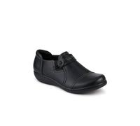 Pavers Smart Elasticated Slip-On Shoes In Black Black 5