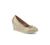 Pavers Smart Memory Foam Espadrilles - Soft Gold Size 7