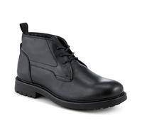 Pavers Smart Premium Leather Chukka Boots - Black Size 7