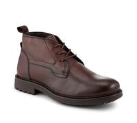 Pavers Smart Premium Leather Chukka Boots - Brown Size 6