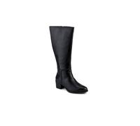 Pavers Smart Wide Fit Long Boots In Black Black 4