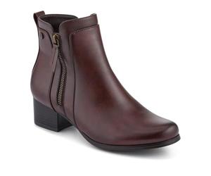 Pavers Smart Zip-Fastening Boots - Brown Size 5