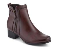 Pavers Smart Zip-Fastening Boots - Brown Size 6