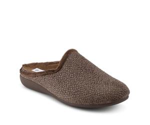 Pavers Soft Cushioning Mule Slippers With Grip Sole - Brown Size 11