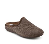 Pavers Soft Cushioning Mule Slippers With Grip Sole - Brown Size 12