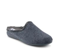 Pavers Soft Cushioning Mule Slippers With Grip Sole - Grey Size 12