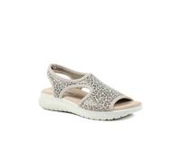 Pavers Stretch Comfort Sandals with Cushioned Insole - Leopard Size 7