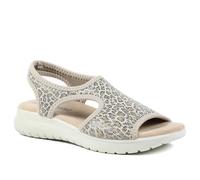 Pavers Stretch Comfort Sandals with Cushioned Insole - Leopard Size 5