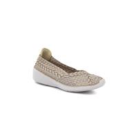Pavers Stretch Fit Memory Foam Slip On Pumps - Gold Multi Size 8