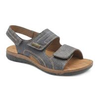 Pavers Touch Fasten Casual Sandals with Flat Heels - Blue Size 7