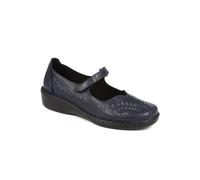 Pavers Touch-Fasten Mary Janes In Navy Navy 6