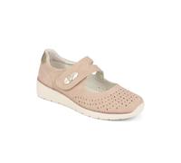 Pavers Women's Touch-Fastening Mary Janes in Beige | Size: 7 Pavers Beige 7