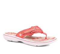 Pavers Touch-Fastening Toe Post Sandals - Coral Size 3