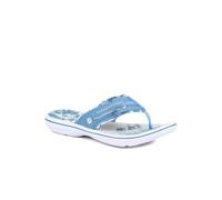 Pavers Touch-Fastening Toe Post Sandals In Blue Blue 8