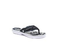 Pavers Touch-Fastening Toe Post Sandals - Navy Size 3