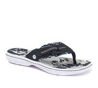 Pavers Touch-Fastening Toe Post Sandals - Navy Size 3