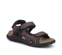 Pavers Triple Touch-Fastening-Strapped Sandals - Brown Size 6