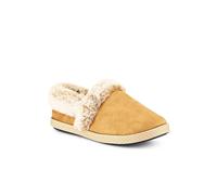 Pavers Warm-Lined Memory Foam Slippers In Light Brown Light Brown 5