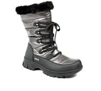 Pavers Water Resistant Wide Fit Reflective Weather Boots - Pewter Size 6