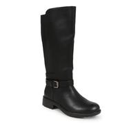 Pavers Wide Calf-Fitting Long Boots - Black Size 7