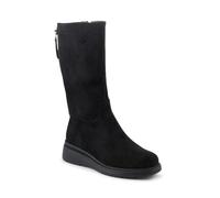Pavers Wide Fit Adjustable Calf Length Boots - Black Size 8