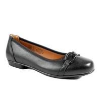 Pavers Wide Fit Buckle Detailed Pumps - Black Size 6