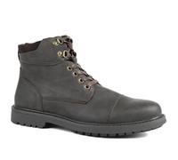 Pavers Wide Fit Casual Ankle Boots - Dark Brown Size 9