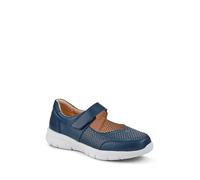 Pavers Women's Wide Fit Chunky Leather Mary Janes in Navy | Size: 7 Pavers Navy 7