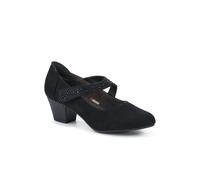 Pavers Wide fit Cone Heeled Mary Janes - Black Size 9