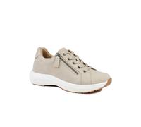 Pavers Wide Fit Lace Up Shoes With Functional Zip In Beige Beige 8