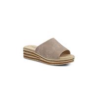 Wide-Fit Lightweight Mules Pavers Beige 6